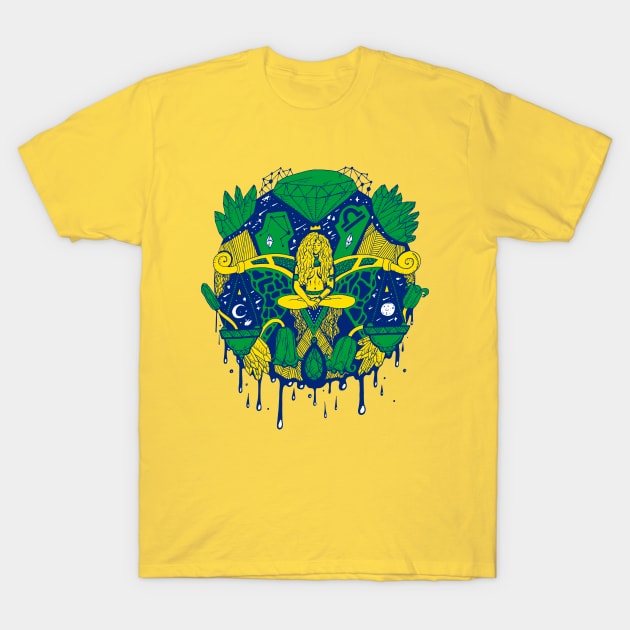 Brasil Mystic Libra T-Shirt by kenallouis